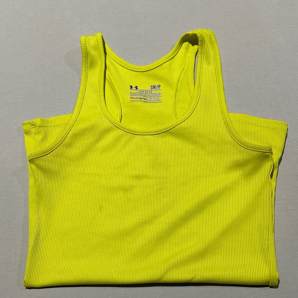 Under Armour Neon Yellow Athletic Tank